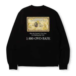 BAPE Card OVO Sweatshirt