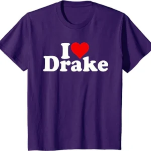 I Love Heart Drake Graphic T-Shirt