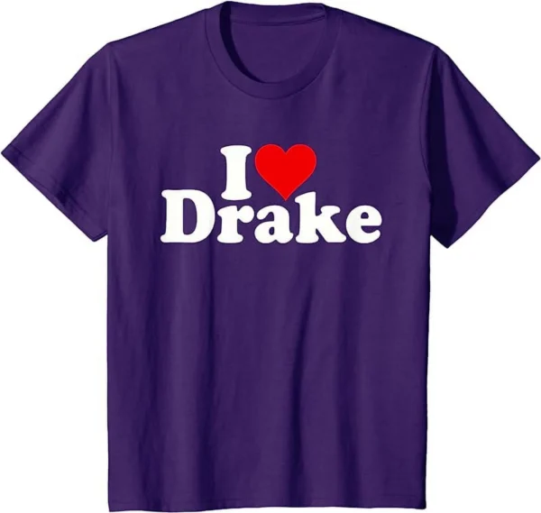 I Love Heart Drake Graphic T-Shirt