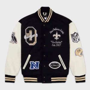 OVO Drake and NFL Orleans Saints Jacket