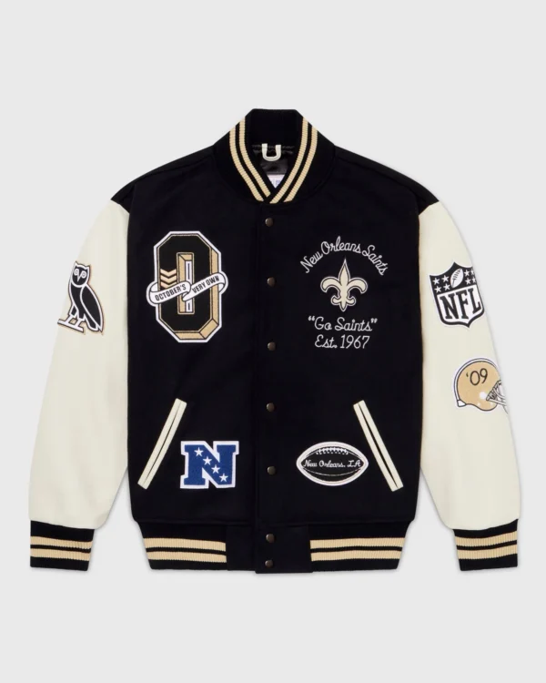 OVO Drake and NFL Orleans Saints Jacket